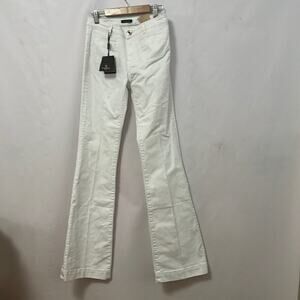 MASSIMO‎ DUTTI FLARE NWT WHITE JEANS SIZE 2